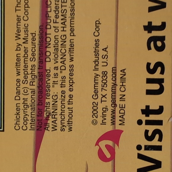 Vintage Gemmy Dancing Hamsters lot - Picture 9 of 10